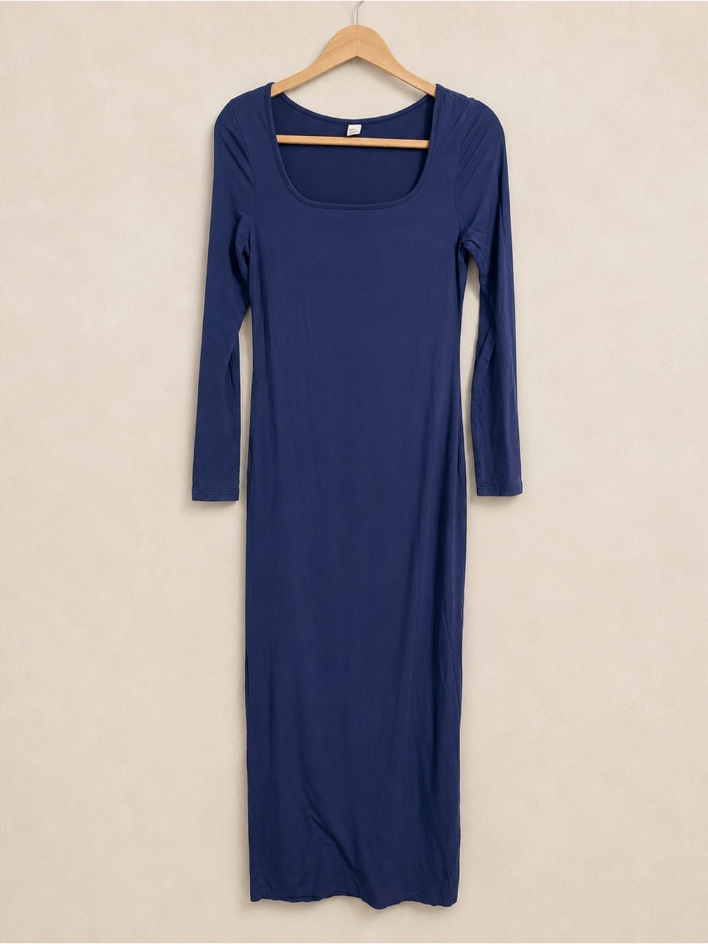 Women's Deep Purple Scoop Neck Dress